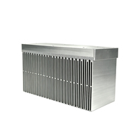 Radiateur en aluminium à ailettes soudées par pressage pour équipements électroniques industriels haute puissance