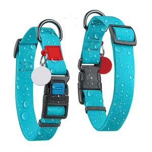 <span class=keywords><strong>Collar</strong></span> de Lujo <span class=keywords><strong>OEM</strong></span> para Perro/Gato, Elegante, Impermeable, de Algodón con Remaches, Hebilla Metálica de Liberación Rápida, <span class=keywords><strong>Collar</strong></span> Sólido para Cachorro de Boda - Product Image 1