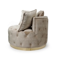 Modernes europäisches Design halbrunds Sofa-Bett aus Samt Wohnzimmer Schlafzimmer-Möbel-Set für den heimgebrauch