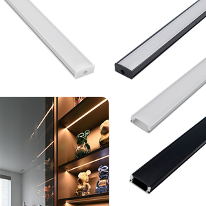 알루미늄 압출 금형 003 <span class=keywords><strong>LED</strong></span> 스트립 Barre 프로파일 캐비닛 용 알루미늄 채널 라이트 디퓨저 - Product Image 3