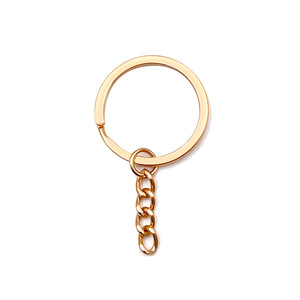 Llavero de Aleación de Zinc con Cadena de 4 Eslabones, Accesorio Promocional Resistente - Product Image 3