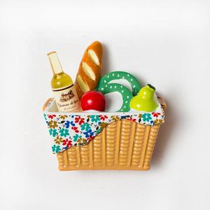 תה הסיטונאי אחר הצהריים תה 3D שרף מקרר מגנטים-לוגו מותאם אישית מזכרת קישוט הביתה מגנטים - Product Image 5