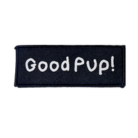 Parches Tejidos Personalizados con Nombre para Perros de Servicio, Insignias Bordadas para Arnés de Perro y Chaleco de Gato, Ropa para Mascotas
