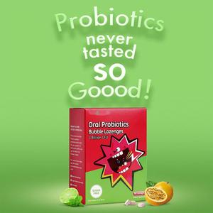 Sugar Free Oral <strong>Probiotic</strong> Bubble Lozenges <strong>Tablet</strong> 3 Billion CFU Support Teeth Gums Health and Fresh Breath - Product Image 5