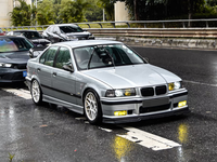 Convient pour BMW E36 1992-1998 Berline 4 portes, garniture latérale de style M3, bandes de protection des portes de berline