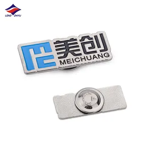 Longzhiyu Zinc Alloy Blazer Pins Supplier High Quality Custom Badges Logo Soft Enamel Wholesale Metal Lapel Pin Badge