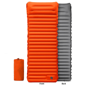 Self Inflating Camping Air Mattress Foot Pump TPU Ultralight Sleeping <b>Mat</b> TPU Folding Sleeping Pad for Hiking Tent Outdoor - Product Image 1