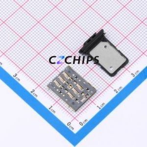 SMN-329-ARP7 SIM Card Connector SMD Connector Plug-In Type Nano SIM Card Card Holder With Card Detection - Product Image 2