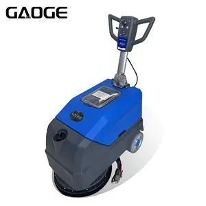Gaoge M1 kompakt zemin temizleme makinesi lityum pil ile fabrika doğrudan satış el itme zemin temizleme makinesi