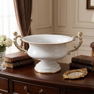Macetero Decorativo de Hierro con Pedestal, Urna de Metal Estilo Antiguo para Centro de Mesa, Elegante Contenedor Floral para Hogar y Bodas - Product Image 4