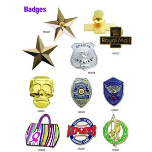 Insignias Metálicas Personalizadas, Pines de Hojalata, Esmalte Lacado, Regalos Empresariales para Oficina, Sin Níquel, Forma Irregular, Estilo Clásico - Product Image 1