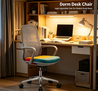 Chaise de bureau ergonomique en maille, chaise de bureau réglable à dossier haut, chaise d'ordinateur respirante pour salle de réunion, bureau à domicile, étude