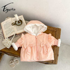 Cardigan Invernale in Cotone Engepapa con Chiusura a Bottoni, Maniche a Pipistrello, Caldo e Casual per <span class=keywords><strong>Neonata</strong></span> - Product Image 2