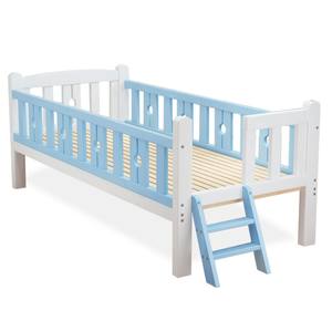 Lit simple en bois pour <span class=keywords><strong>la</strong></span> chambre de bébé de fille, modèle classique, avec escalier, <span class=keywords><strong>meuble</strong></span> en bois - Product Image 2