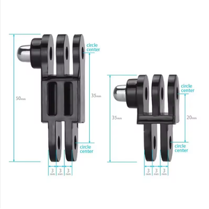 Adaptador de Montaje con Brazo Ajustable y Articulaciones Rectas para Cámaras GoPro Hero, Insta360, DJI Osmo Action - Product Image 6