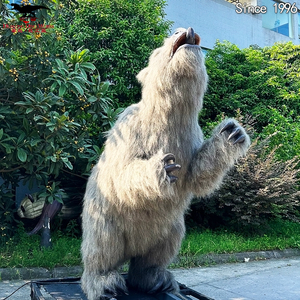 Megatherium Animatrónico Realista de la Edad de Hielo, Perezoso Gigante Robótico Personalizable con Movimientos Realistas - Product Image 3