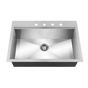 Lavello multiuso a doppia vasca, per la cucina, americana, moderna, colonica SUS 304, acciaio inossidabile multifunzione