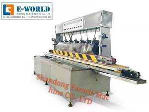 Eworld H-LD-7 Nouvelle machine à rectifier le verre en ligne droite multifonction à 7 moteurs contrôlée par PLC, rectification horizontale 2400x3600mm - Product Image 3