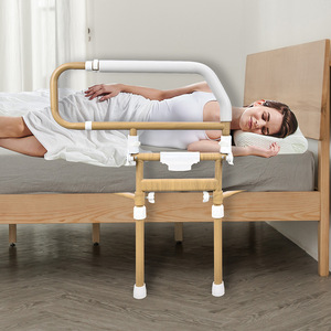 Accoudoirs et barrières de lit réglables en hauteur pour la sécurité des personnes âgées, dispositifs d'aide au lit, blanc KDB 504M - Product Image 1