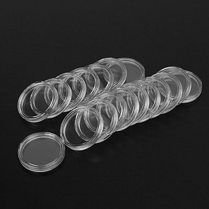 40 Mm 46 Mm Ronde Munten Verzamelen Containers Dozen Plastic Clear Coin Capsules Houders Opslag - Product Image 4
