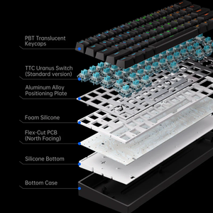 Teclado Mecánico Magnético Alibaba Mchose Ace 60/68 <span class=keywords><strong>Pro</strong></span>, Interruptores Intercambiables, RGB, E-Sports, FPS, Personalizable, Accesorios para PC - Product Image 5