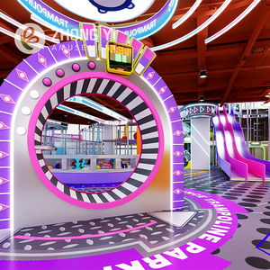 Nouvelle structure de jeu interactive pour enfants, aire de jeux intérieure, équipement de parc d'attractions intérieur pour enfants avec toboggan en plastique - Product Image 5