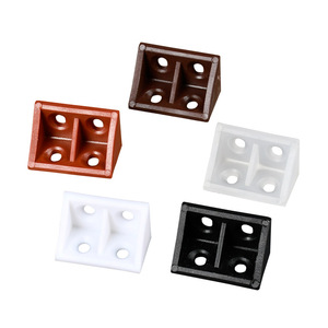 Shengyuan Plastic Corner Brackets 40mm Right Angle Durable Furniture Support For Cabinets Wardrobes - Product Image 3