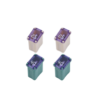 Kit de Fusibles Automotrices de Cerámica Cuadrados de Acción Lenta, Estándar PEC MCASE Jcase, DC58V, Surtido para Vehículos Comerciales Eléctricos FMM-40