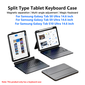 Chất lượng cao <span class=keywords><strong>7</strong></span> RGB Backlit chia bàn phím Trường hợp với Touchpad mới phát hành cho Samsung cho Galaxy Tab S8 S9 S10 siêu - Product Image 2