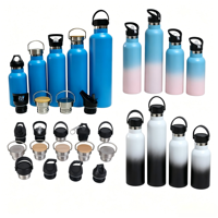 32oz 304 RVS Vacuümfles met handvat, 12-24 uur thermische isolatie, lekvrij, BPA-vrij, op maat gemaakte cola-vorm, sportfles