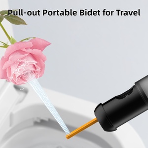 Bidé Portátil Pequeño Más Reciente con Dos Modos <span class=keywords><strong>de</strong></span> Presión, Rociador <span class=keywords><strong>de</strong></span> Bidé Retráctil <span class=keywords><strong>de</strong></span> Viaje para el <span class=keywords><strong>Cuidado</strong></span> <span class=keywords><strong>de</strong></span> la Higiene Personal, Bidé para Viajeros Musulmanes - Product Image 1