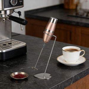 Espumador de Leche Eléctrico Portátil, Automático, Color <span class=keywords><strong>Dorado</strong></span>, Económico - Product Image 1