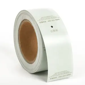 Paper card garment hang tag printing roll