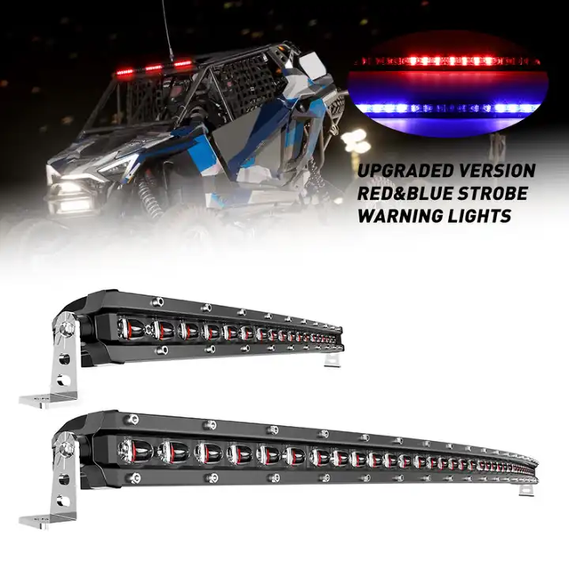 20'' 26'' 32'' 38'' 44'' 50'' Curved LED Offroad Work Light Combo Beam 4X4 LED Light Bar IP68 Waterproof D-MAX