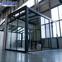 Toldo de Jardín a Precio de Fábrica, Cubierta de Patio con Techo de Policarbonato para Exteriores, Toldo de Aluminio