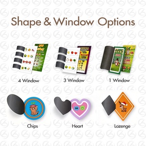 Biglietti della Lotteria Personalizzati con Linguette a Strappo e Finestra Unica, Biglietti da Grattare per Giochi d'Azzardo - Product Image 5