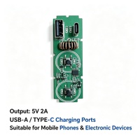 Module PCBA de commande pour canapé électrique, entrée 29V, sortie USB-A Type-C 5V 2A, système de charge sans fil pour canapé inclinable ODM
