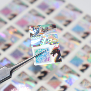 Pegatinas de holograma personalizadas de alta calidad, <span class=keywords><strong>precio</strong></span> competitivo directo de fábrica, prueba de adhesivo vacío por infracción, etiquetas de embalaje personalizadas - Product Image 1