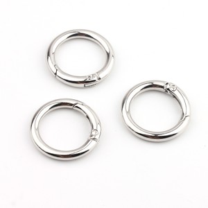 Anillas de resorte de aleación de zinc, chapadas en oro y plata, hebillas para joyería, accesorios hechos a mano, ganchos para bolsos, 10 mm - Product Image 5