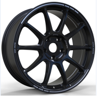 Jantes en alliage moulées sur mesure 5 trous 15 16 17 18 19 20 22 24 pouces 5x100 5x120 5x114.3 bicolores avec face usinée chromées pour voitures