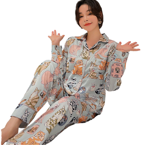 Vêtements de nuit pour femmes, coupe régulière, longueur intégrale - Product Image 1