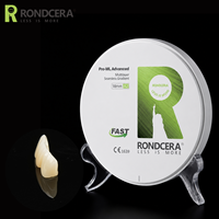Disque en zircone Rondcera Advanced 1250MPa pour abutments d'implants et ponts à vis – Bloc de fraisage CAD/CAM haute précision