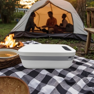 Conteneur alimentaire rechargeable personnalisé de 1000 ml, chauffe-aliments automatique portable pour l'intérieur et l'extérieur avec source d'alimentation USB et électrique - Product Image 3