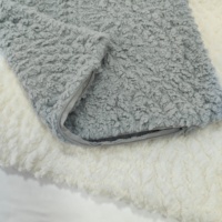 Tissu en polaire Sherpa gaufré ultra doux et texturé pour couvertures, plaids, literie, oreillers et coussins de maison - Vente en gros