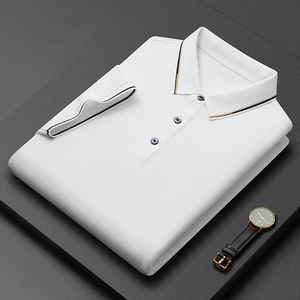 Men's Polo Shirt 3 Button Placket Adjustable Fit Casual <b>Short</b> Sleeve Classic <b>Wardrobe</b> Top - Product Image 2