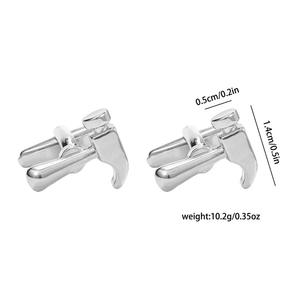 Vendita calda regali classici strumenti a forma di ascia forbici smalto personalizzato <span class=keywords><strong>barba</strong></span> gemelli per gli uomini di lusso - Product Image 6