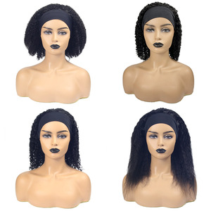 Perruques Bandeau Cheveux Humains 100% <span class=keywords><strong>Afro</strong></span> Crépus 4A 4B 4C Brésiliens, Vente en Gros Perruque Naturelle Cheveux Humains Vierge Bruts sans Lacet pour Femmes Noires - Product Image 4