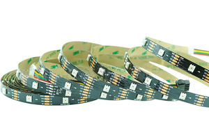 Bande lumineuse LED 18W 60LEDs 65536 niveaux de gris HD108 16 bits DC5V Dream Color 5050 IP20 PMW 27Khz - Product Image 3