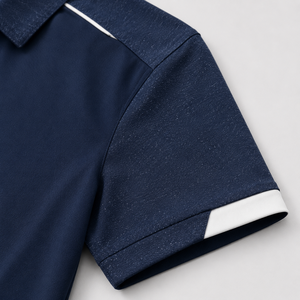 Camiseta Polo de Poliéster de Secado Rápido para Hombre con Logotipo Personalizado, Manga Corta, Color Sólido, Estilo Ejecutivo, ODM OEM - Product Image 5