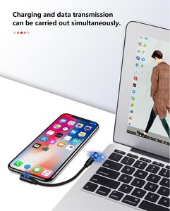 Câble USB vers Type C en forme de L à 90 degrés, <span class=keywords><strong>court</strong></span>, 30 cm, 3A, charge rapide, mini USB C portable pour téléphone portable, tablette - Product Image 5